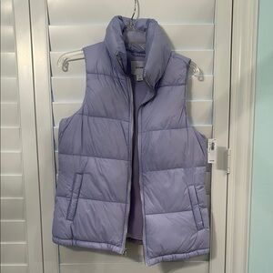 Lavender Puffer Vest